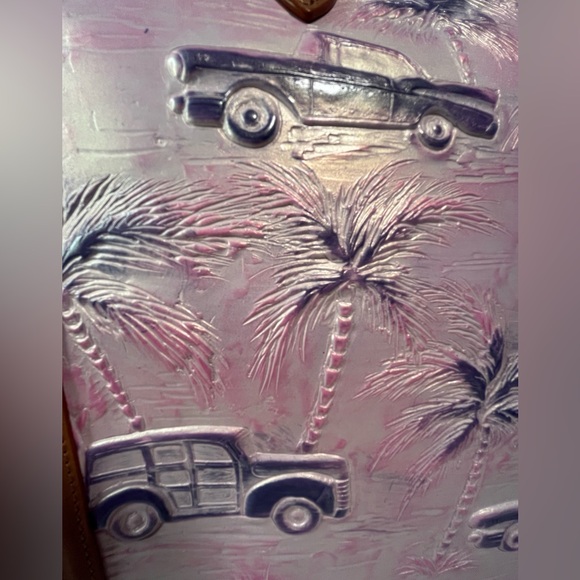 Brahmin Monique Optimism CopaCabana Genuine Embossed Lthr Tote/Hand/Shoulder Bag - Picture 8 of 16